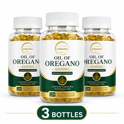 120-Count Oregano Oil Softgels, Herbal Botanical Dietary Supplement Capsules for Adults; Fast-Release Softgels, Easy to Swallow, Ideal for Daily Dietary Routine, Suitable for People Pursuing a Healthy Lifestyle