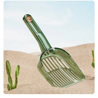 Adjustable Sieve Cat Litter Sifter Scoop, Transparent Hard PC Material, Compatible With Various Cat Litter for Household Users