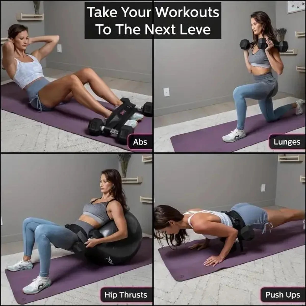 Adjustable Weighted Waist Belt for Workouts, Dumbbell Training & Hip Shaping, Home Gym Fitness Equipment