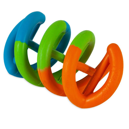 2pcs Small Spring Tug Dog Toy Durable Rubber Chew Rope For Puppy Training Interactive Play And Dental Care