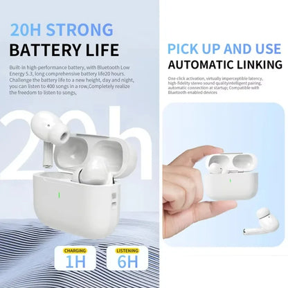TWS Pro 5 Wireless Bluetooth Headphones ANC Noise Reduction Earbuds HiFi Sound Low Latency for IPhone Android