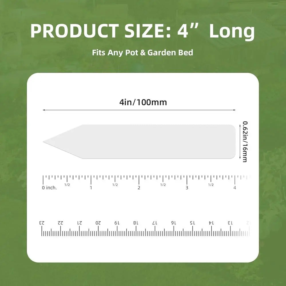 330 Pack Reusable Waterproof Plastic Plant Labels with Marker Pen for Garden Seedlings, Vegetables, and Flowers