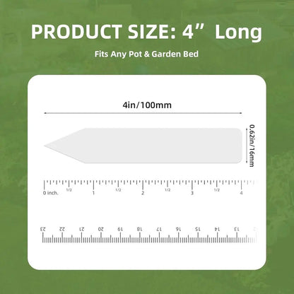 330 Pack Reusable Waterproof Plastic Plant Labels with Marker Pen for Garden Seedlings, Vegetables, and Flowers