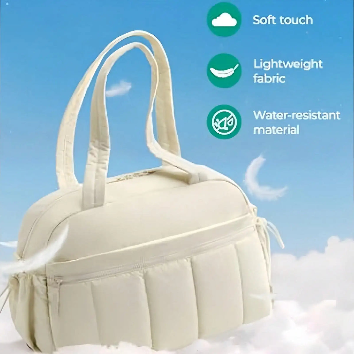 Large Capacity Gym Bag , Duffle for Travel with Wet Pocket, Lightweight Carry Weekender,  Multi-compartments Waterproof Shoulder Bag