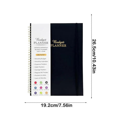 Budget Planner 2025 User-Friendly Budget Planner Bill Organizer Bill Tracker Finance Planner With Double-Sided Pockets For Famil