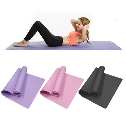 4MM Thick EVA Yoga Mat Anti-slip Sport Fitness Mat For Exercise Pilates Gymnastics