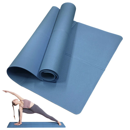 4MM Thick EVA Yoga Mat Anti-slip Sport Fitness Mat For Exercise Pilates Gymnastics