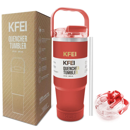 1PCS 30oz Solid Color Double Wall Stainless Tumbler, with Lid And Straw, Keep Warm 12h And Ice 24h, Insulated, Outdoor Stainless