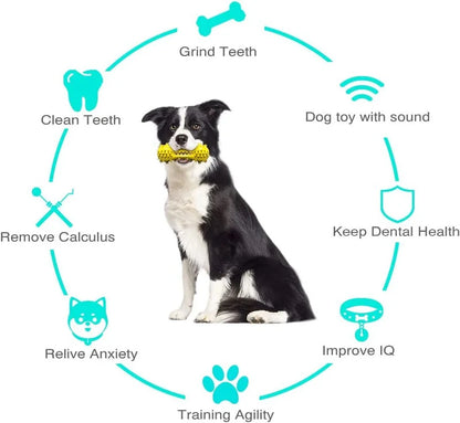 Dog Chew Toys for Aggressive Chewers, Durable Pet Teeth Cleaning