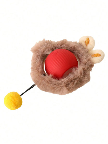 Cat Hunting Toy Set, Electric Ball With Lighting, Chasing, USB Rechargeable, Kitten & Pet Supplies