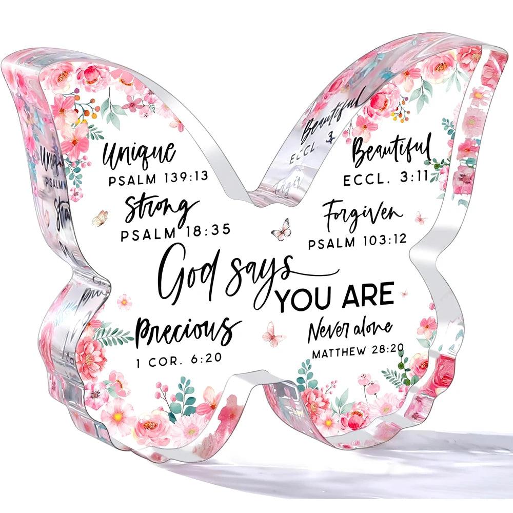 Christian Gifts for Women Birthday Inspiration Religious Gift, God Says You Are Spiritual Gifts