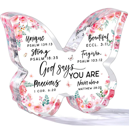 Christian Gifts for Women Birthday Inspiration Religious Gift, God Says You Are Spiritual Gifts
