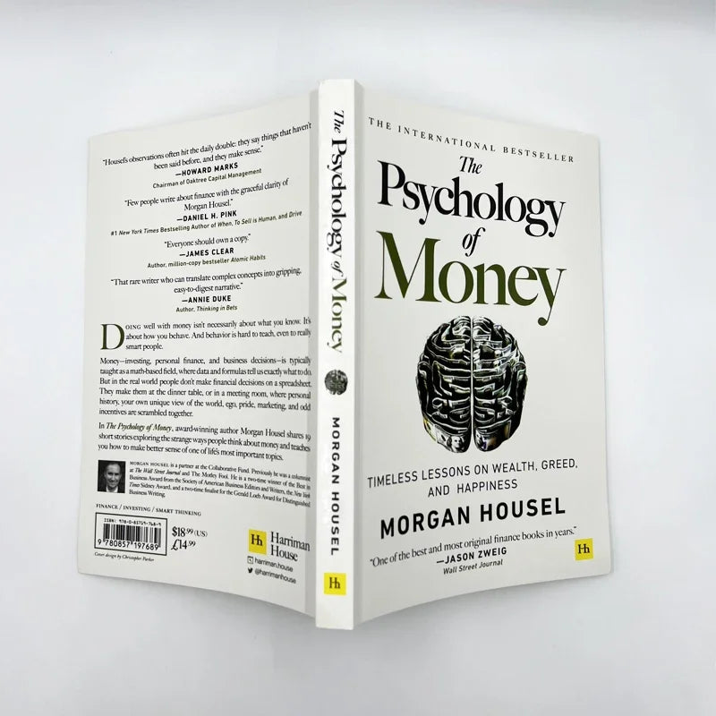 Hot English Version The Psychology of Money: Timeless Lessons on Wealth, Greed, and Happiness Finance Books for Adult