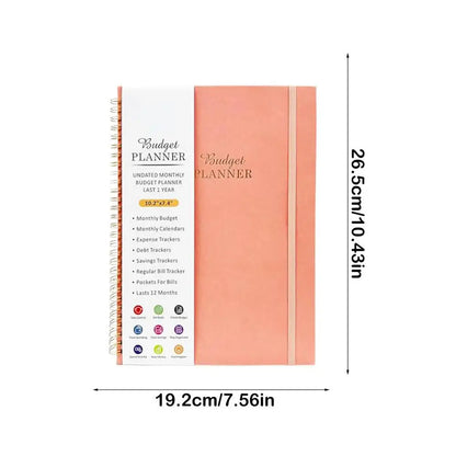 Budget Planner 2025 User-Friendly Budget Planner Bill Organizer Bill Tracker Finance Planner With Double-Sided Pockets For Famil