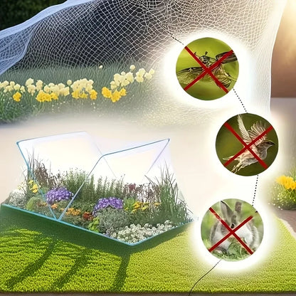 Foldable Garden Cover Mesh Plant Protection Tent Insect Proof Arched Greenhouse, Easy To Install, Breathable Non Stuffy Seedling Cultivation