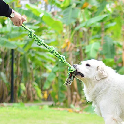 Dogs and Aggressive Chewers, Durable, 5-Knot Rope Tug, Heavy Duty Chew Sturdy Cotton
