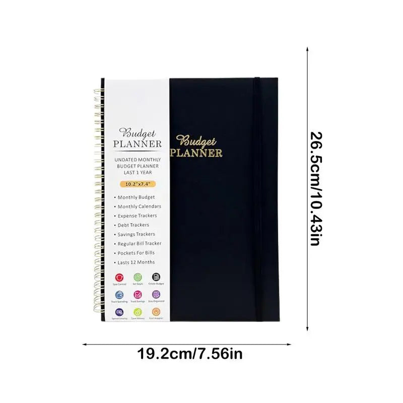 Budget Planner 2025 User-Friendly Budget Planner Bill Organizer Bill Tracker Finance Planner With Double-Sided Pockets For Famil