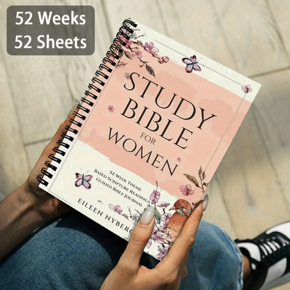 Bible Set Include Bible Quotes Spiral Coil Notebook,Pen and Tabs,Perfect Religious Gift for Church