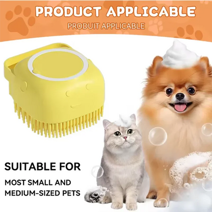Bath Massage Brush Multifunctional Puppy Big Dog Cat Soft Safety Silicone Pet Accessories