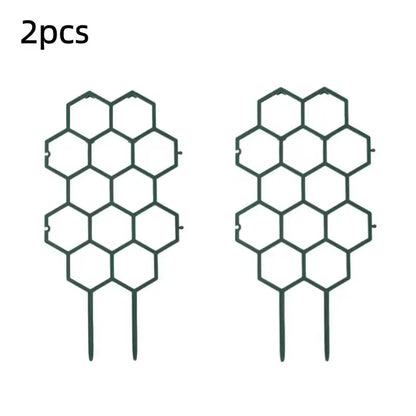 Honeycomb Design Plant Trellis, Rustproof Plastic Support for Potted Vines and Flowers, Indoor Outdoor Garden Climbing Frame
