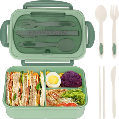 1pc Insulated Lunch Box, Bento Box for Students, Portable Sealed Compartment Container