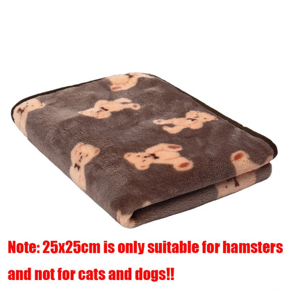 Soft Fluffy High Quality Pet Blanket Flannel Dog Sleeping Blanket Warm Comfortable Blanket for Cat Dog