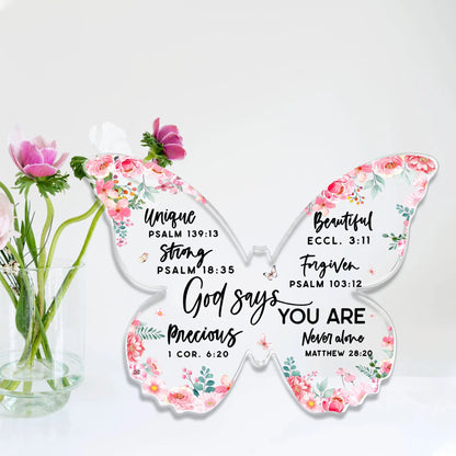 Christian Gifts for Women Birthday Inspiration Religious Gift, God Says You Are Spiritual Gifts