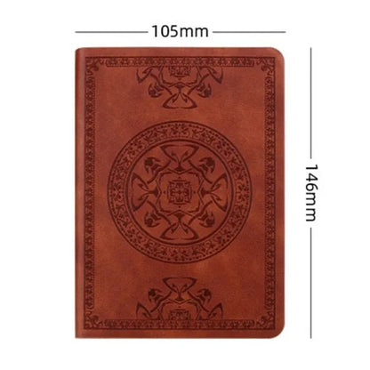 Portable Vintage Leather Notebook Diary Journal Stationery Gift And Easy To Use