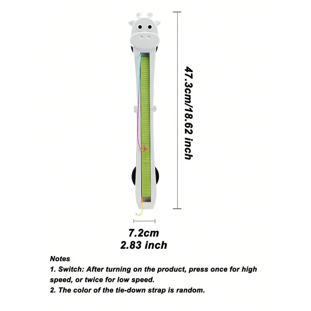 Automatic Cat Toy, Adjustable Speed Electric Teaser String, USB Rechargeable, Wall Door Hanging, SelfPlay Kitten