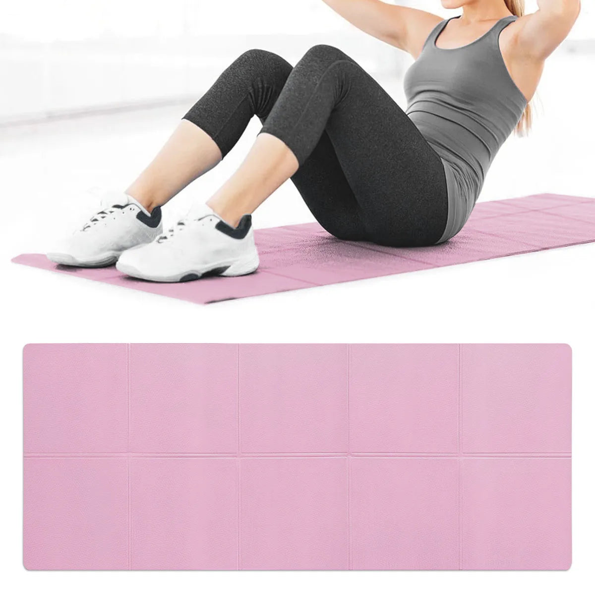 4MM Thick EVA Yoga Mat Anti-slip Sport Fitness Mat For Exercise Pilates Gymnastics