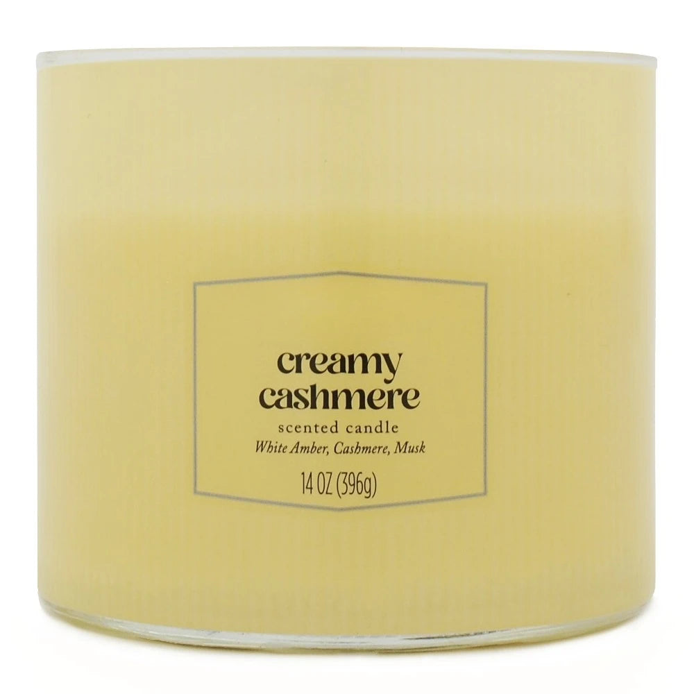 Wrapped Candle Creamy Cashmere, 14 Ounce