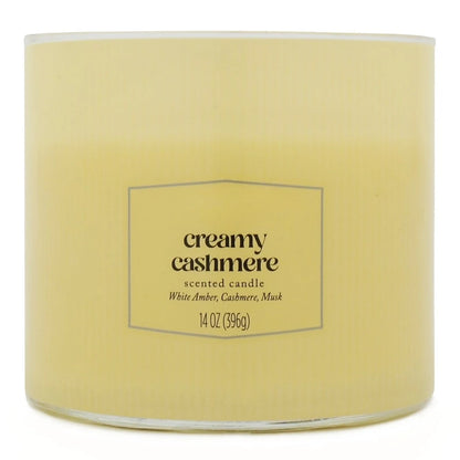 Wrapped Candle Creamy Cashmere, 14 Ounce
