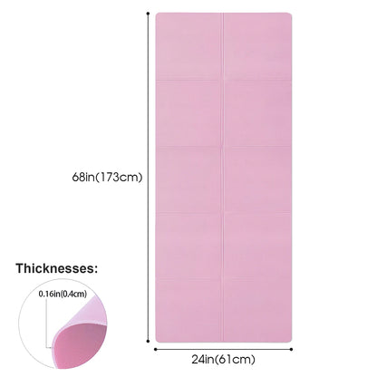4MM Thick EVA Yoga Mat Anti-slip Sport Fitness Mat For Exercise Pilates Gymnastics
